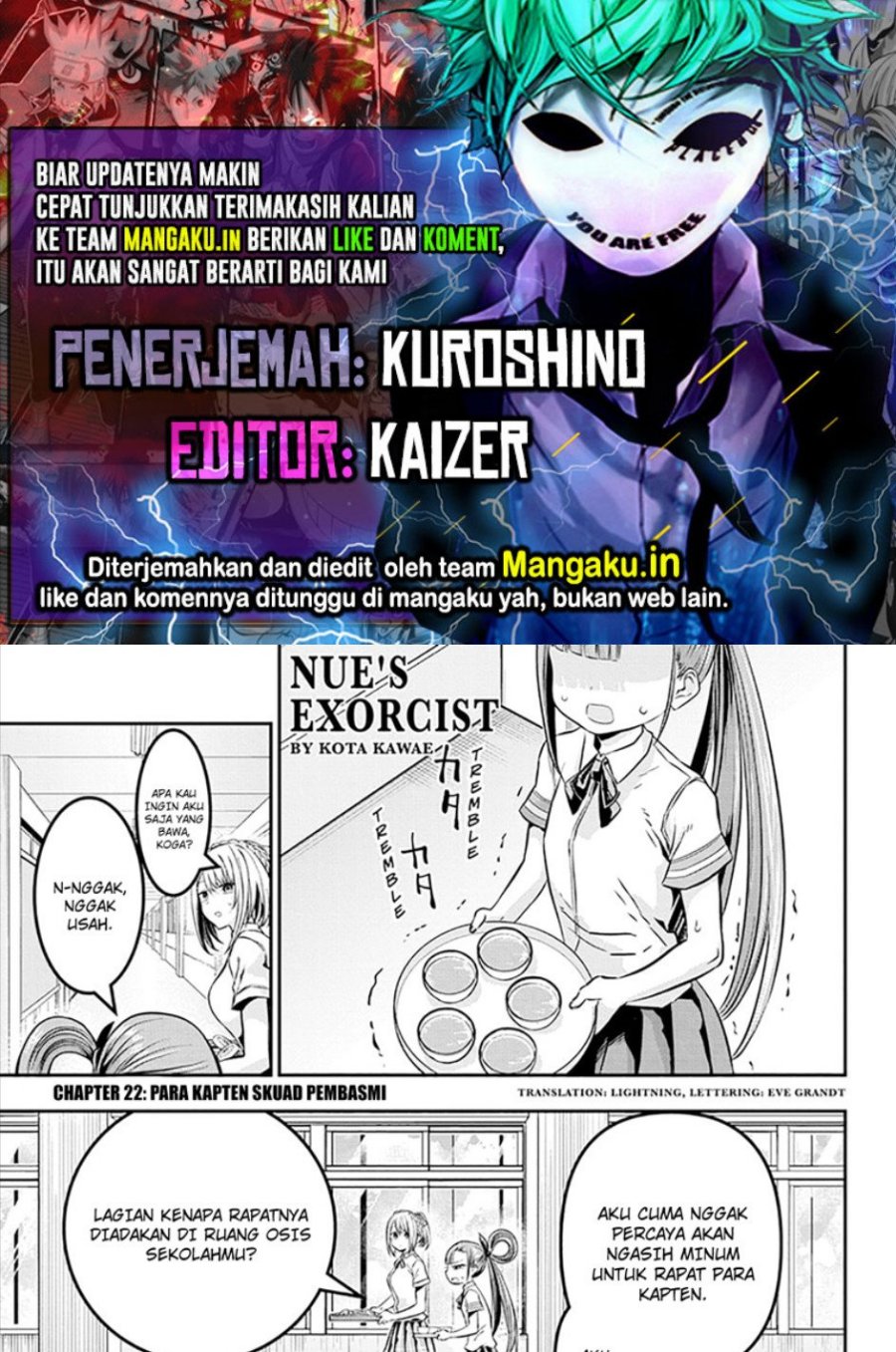 Baca Komik Nue’s Exorcist Chapter 22 Gambar 1