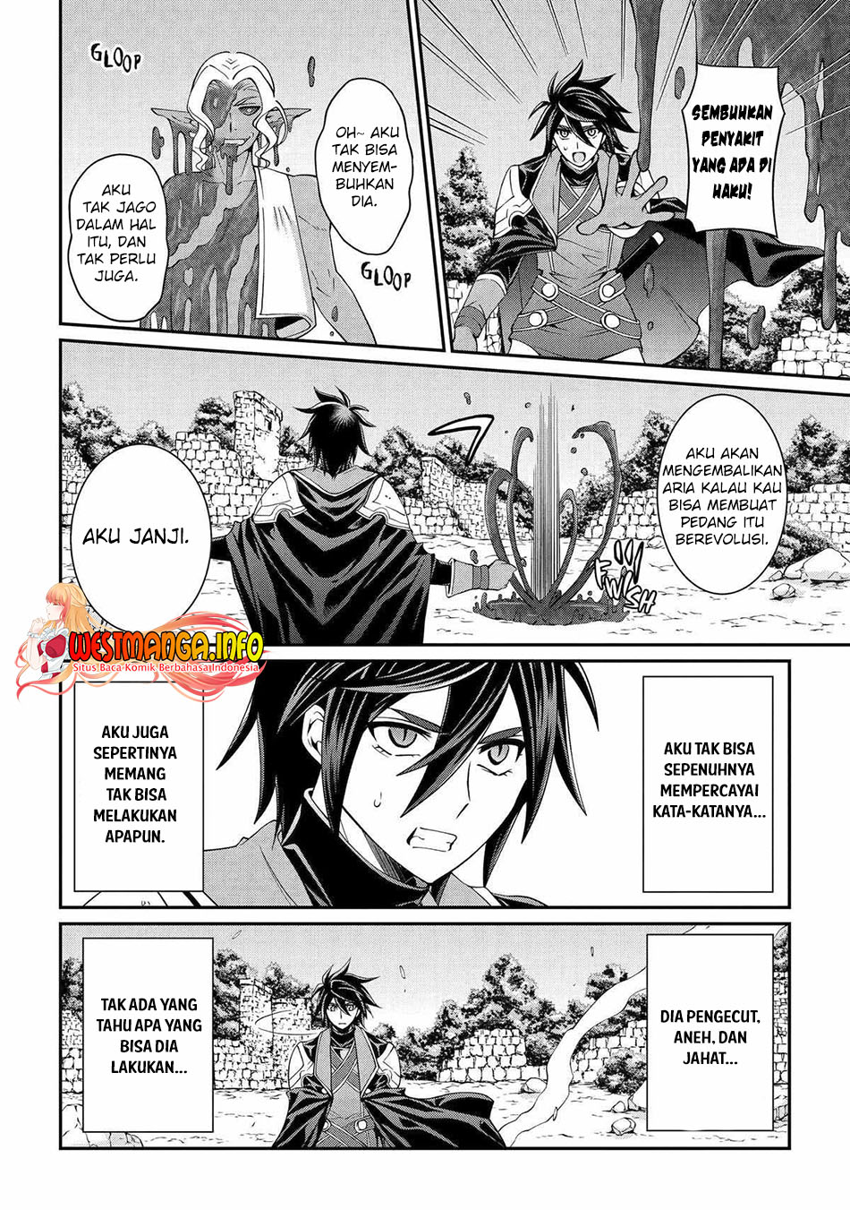 Shikkoku tsukai no saikyo yusha nakama zen’in ni uragira retanode saikyo no mamono Chapter 73 Gambar 29