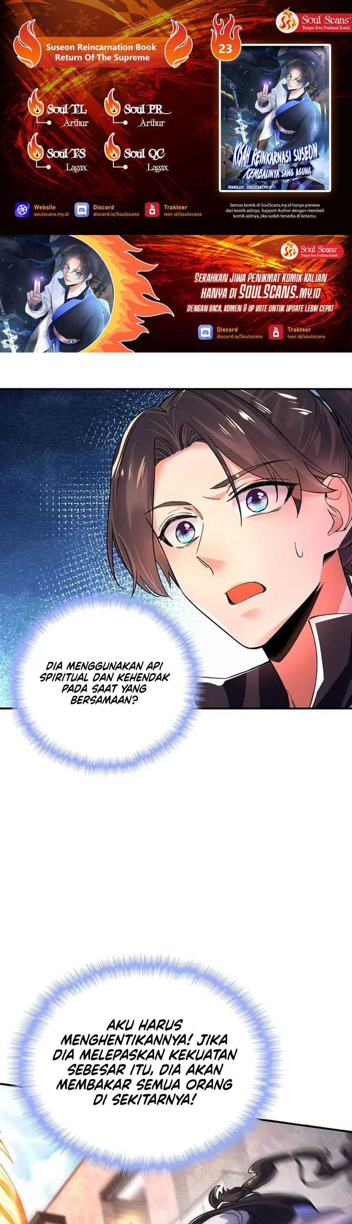 Baca Komik Suseon Reincarnation Book Return Of The Supreme Chapter 23 Gambar 1