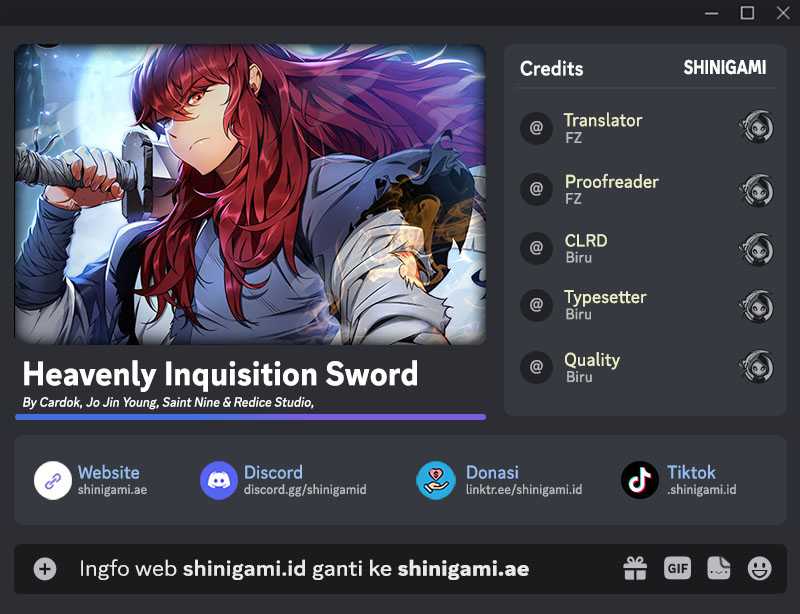 Baca Komik Heavenly Inquisition Sword Chapter 71 Gambar 1