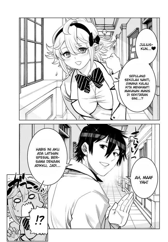 Ochikobore Datta Ani Ga Jitsuha Saikyou: Shijou Saikyou No Yuusha Wa Tensei-shi, Gakuen De Mujikaku Ni Musou Suru Chapter 22 Gambar 6