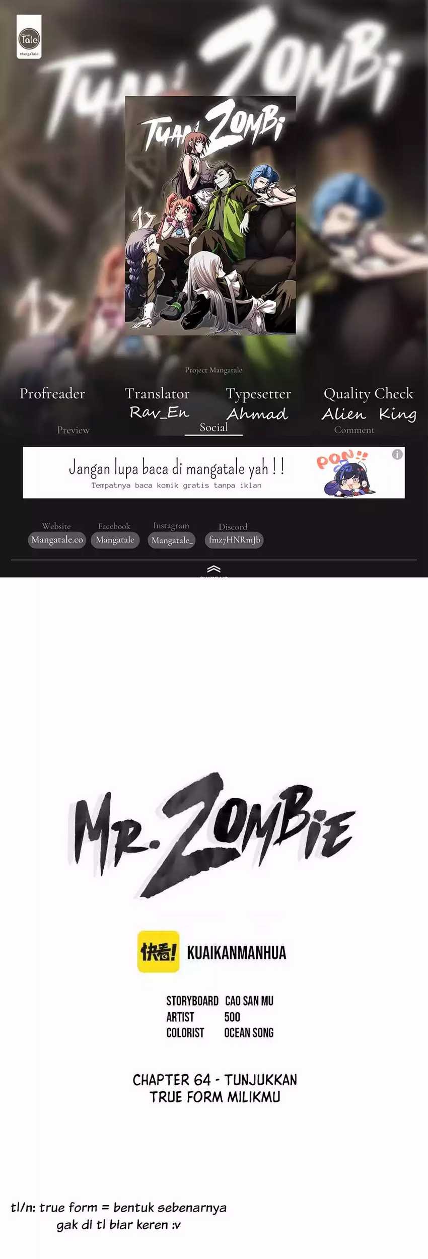 Baca Komik Mr. Zombie Chapter 64 Gambar 1