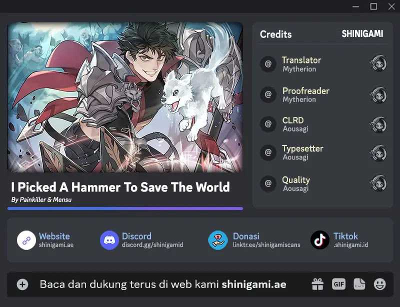 Baca Komik I Picked A Hammer To Save The World Chapter 50 Gambar 1