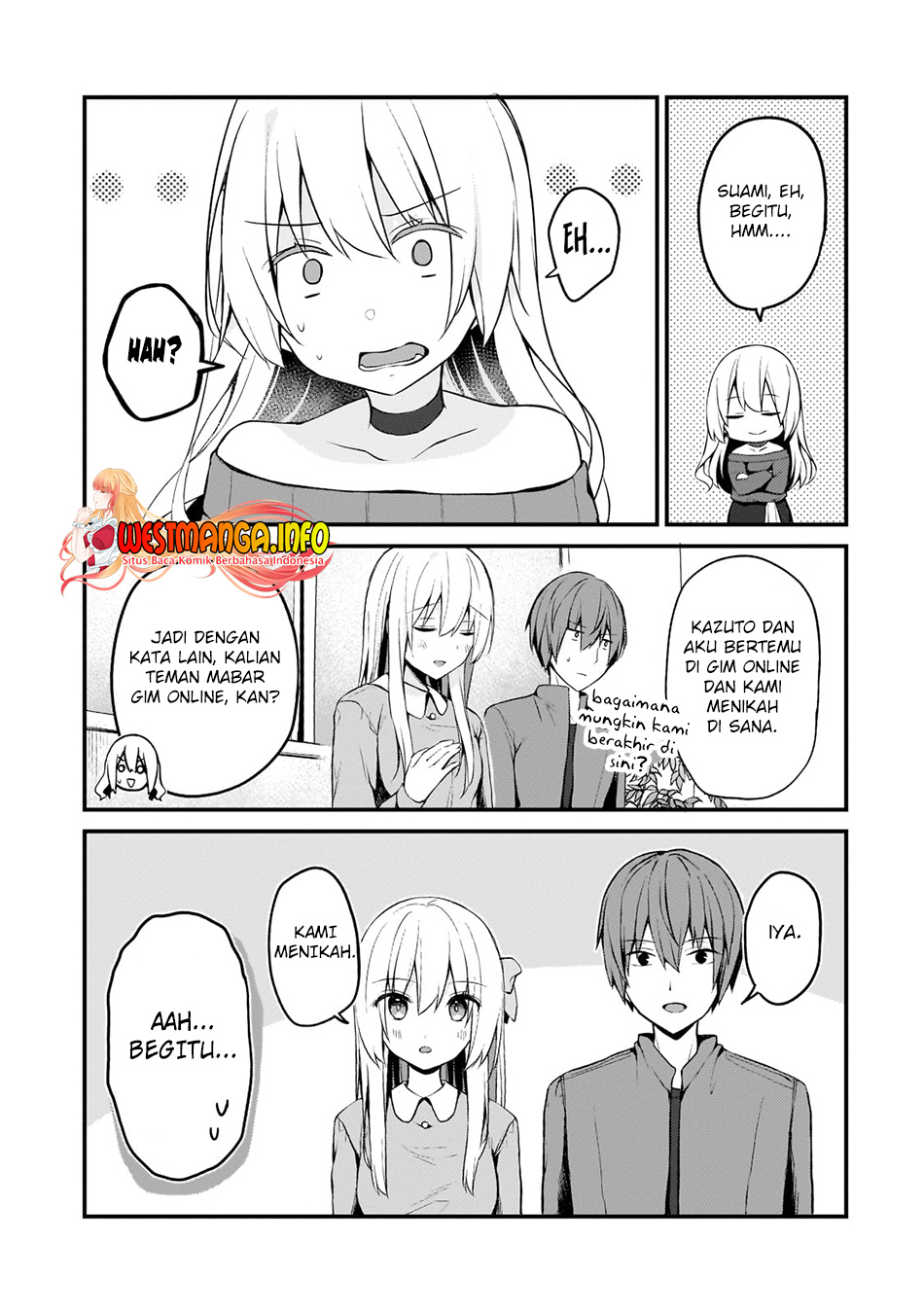 Netoge no Yome ga Ninki Idol datta ken ~Cool-kei no kanojo wa genjitsu demo yome no tsumori de iru~ Chapter 13 Gambar 15