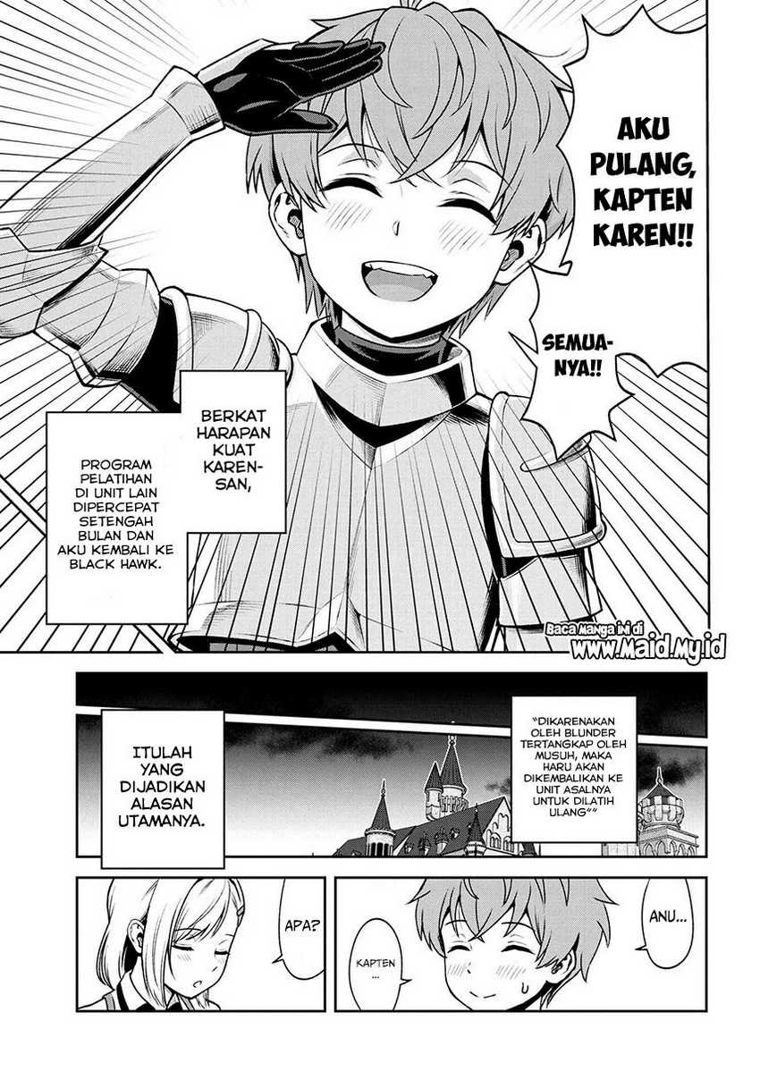 Toshiue elite onna kishi ga boku no mae de dake kawaii Chapter 17.1 Gambar 9