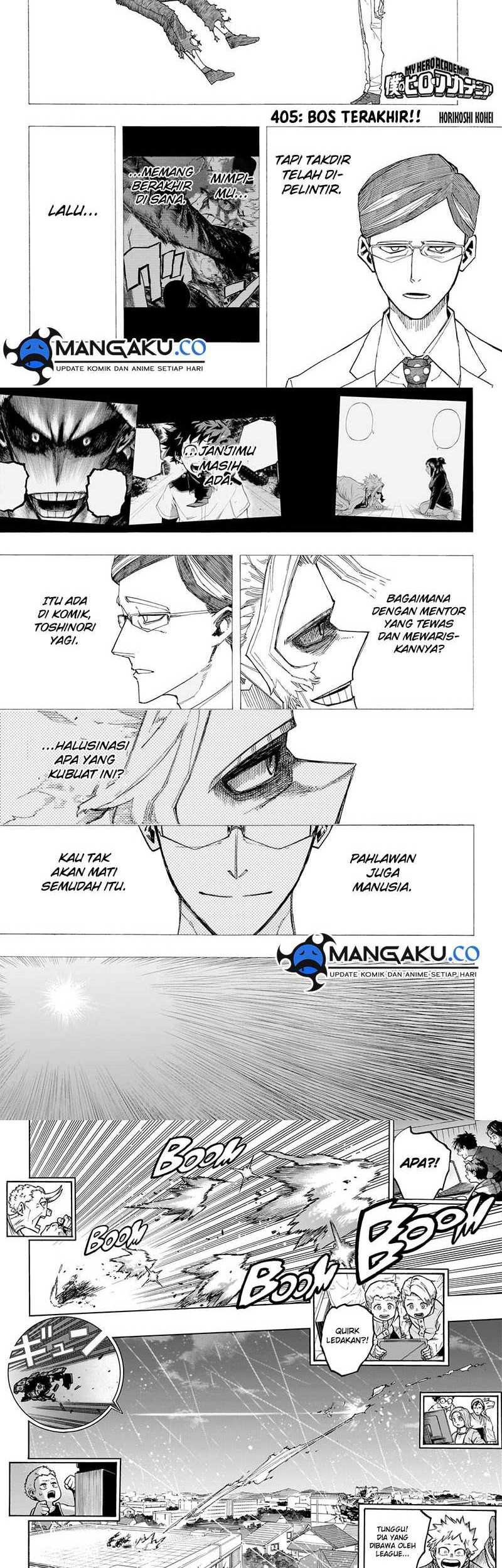 Baca  Boku no Hero Academia Chapter 405 Gambar 2