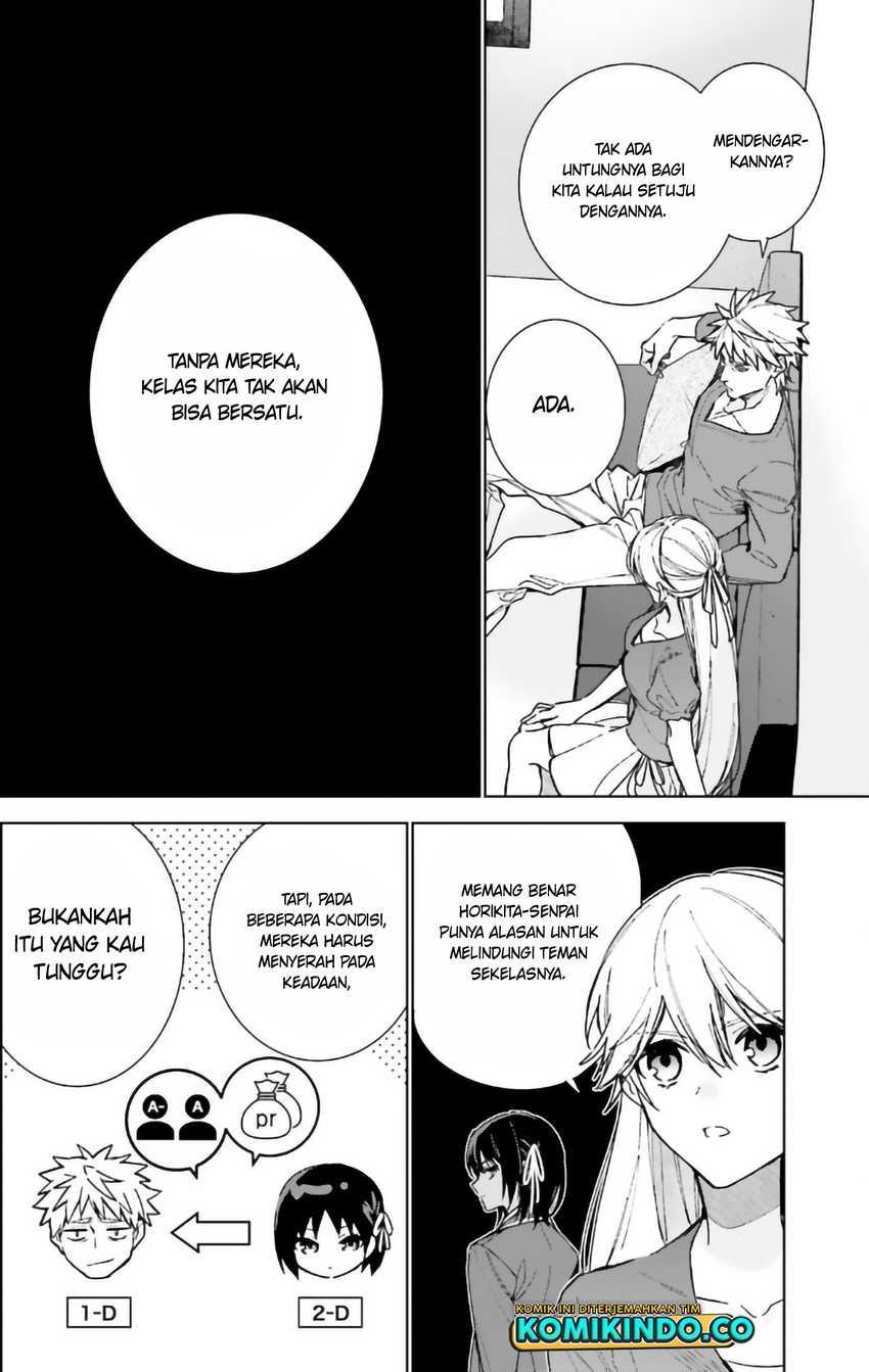 Youkoso Jitsuryoku Shijou Shugi no Kyoushitsu e √Horikita Chapter 14 Gambar 11