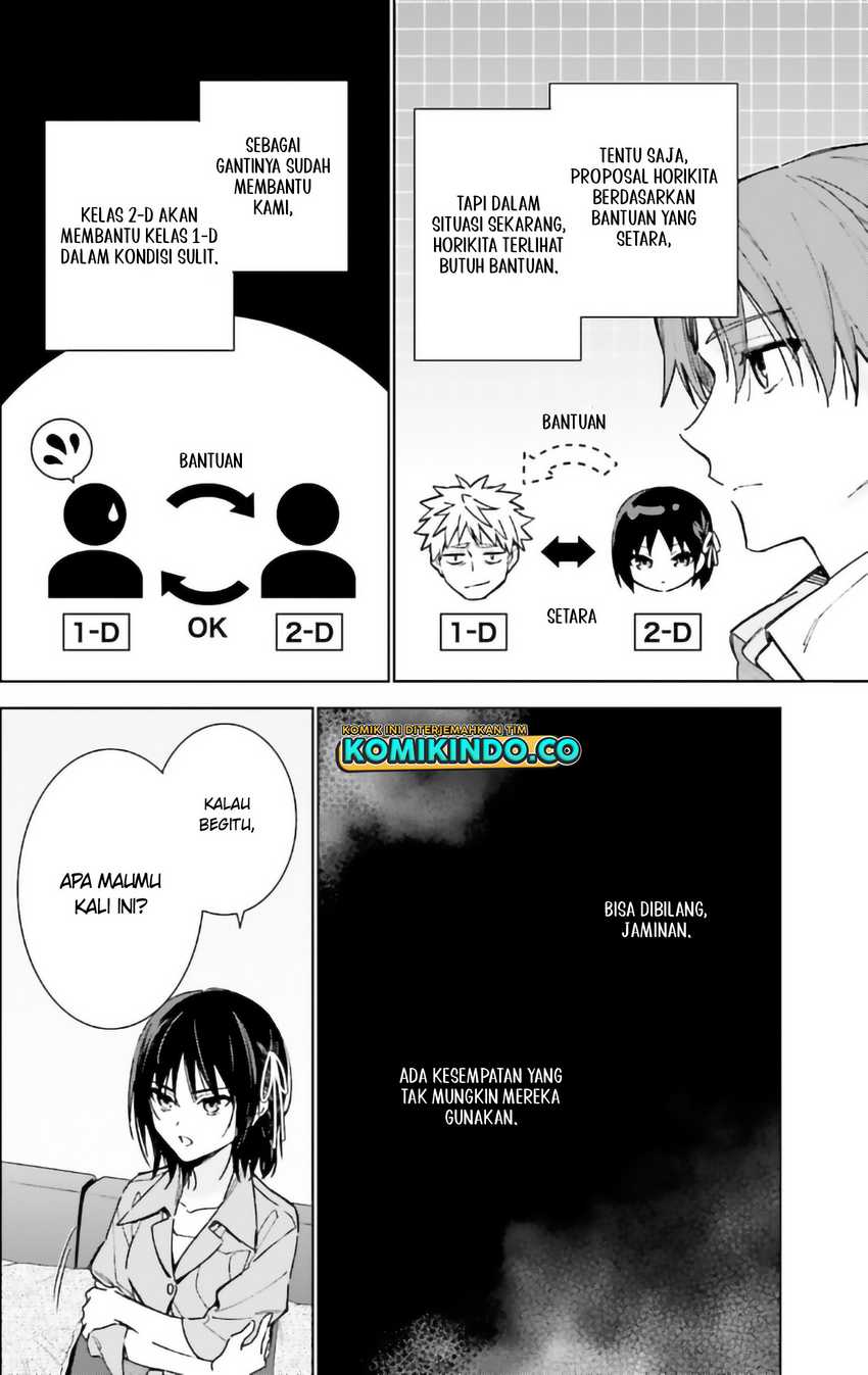 Youkoso Jitsuryoku Shijou Shugi no Kyoushitsu e √Horikita Chapter 14 Gambar 21