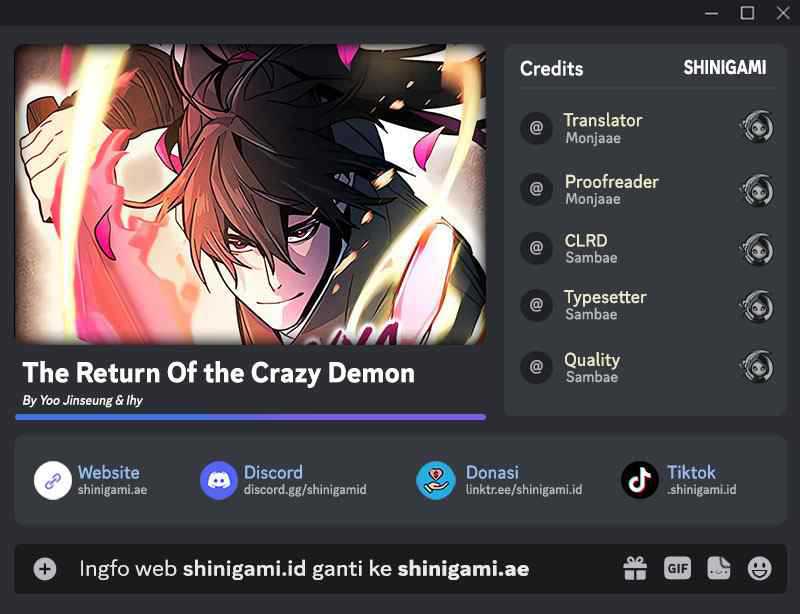 Baca Komik Return of the Mad Demon Chapter 96 Gambar 1