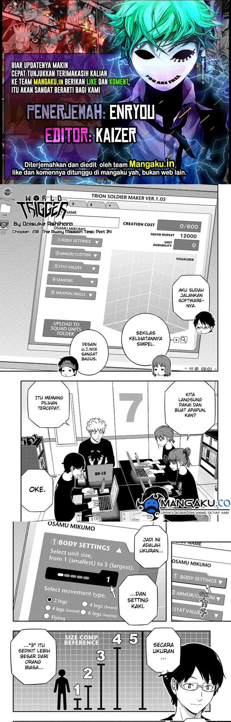 Baca Komik World Trigger Chapter 238 Gambar 1