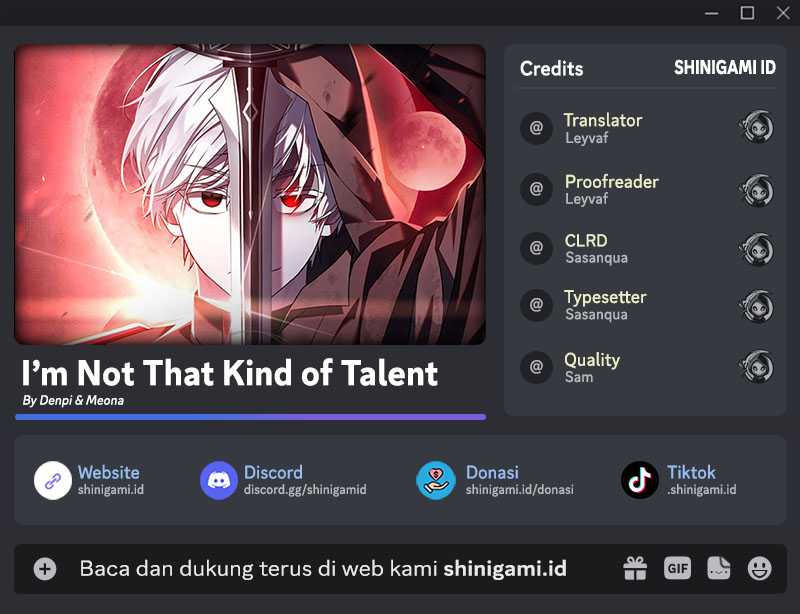 Baca Komik I’m Not That Kind of Talent Chapter 58 Gambar 1