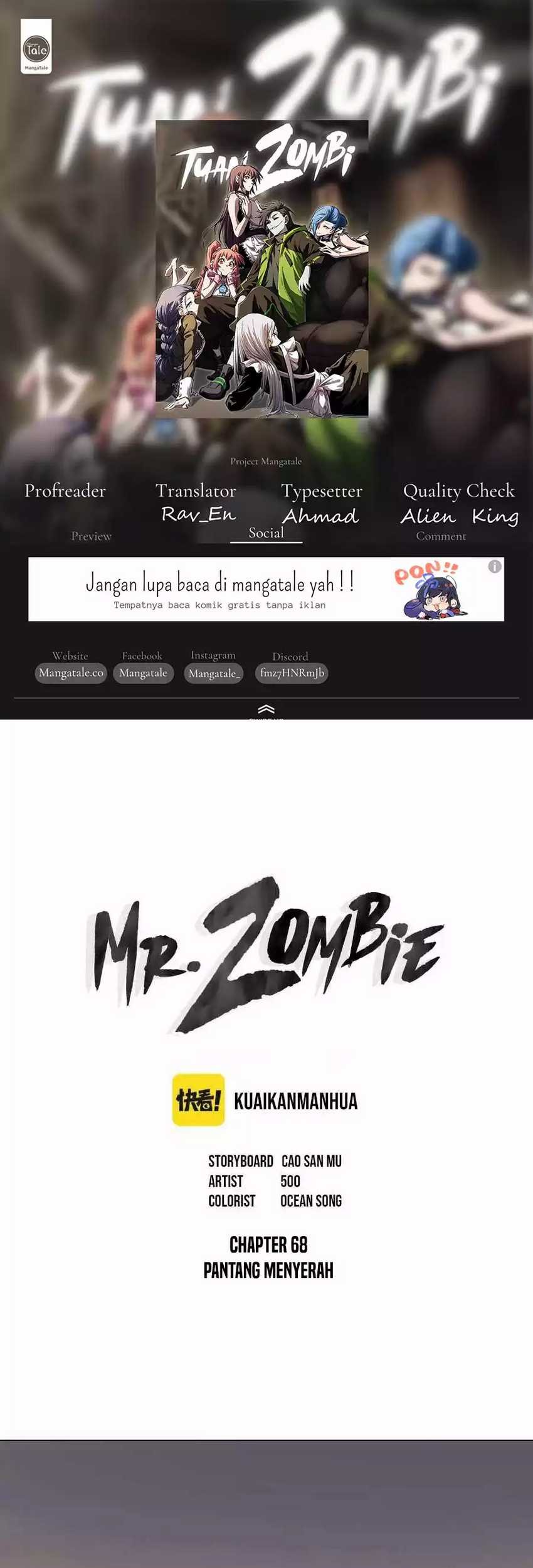 Baca Komik Mr. Zombie Chapter 68 Gambar 1