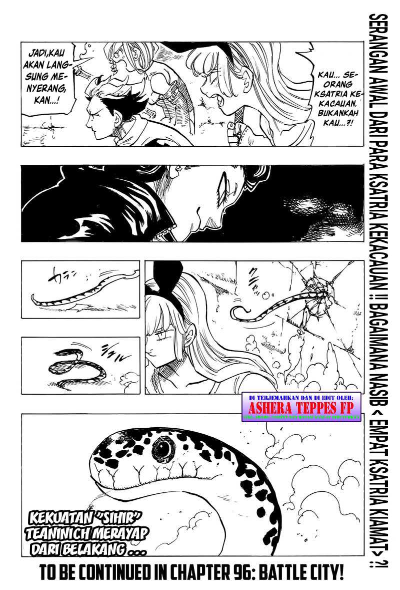 Mokushiroku no Yonkishi Chapter 95 Gambar 22