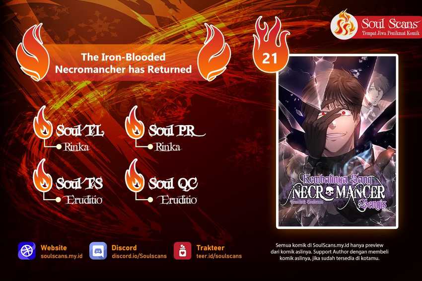 Baca Komik The Iron-Blooded Necromancer Has Returned Chapter 21 Gambar 1