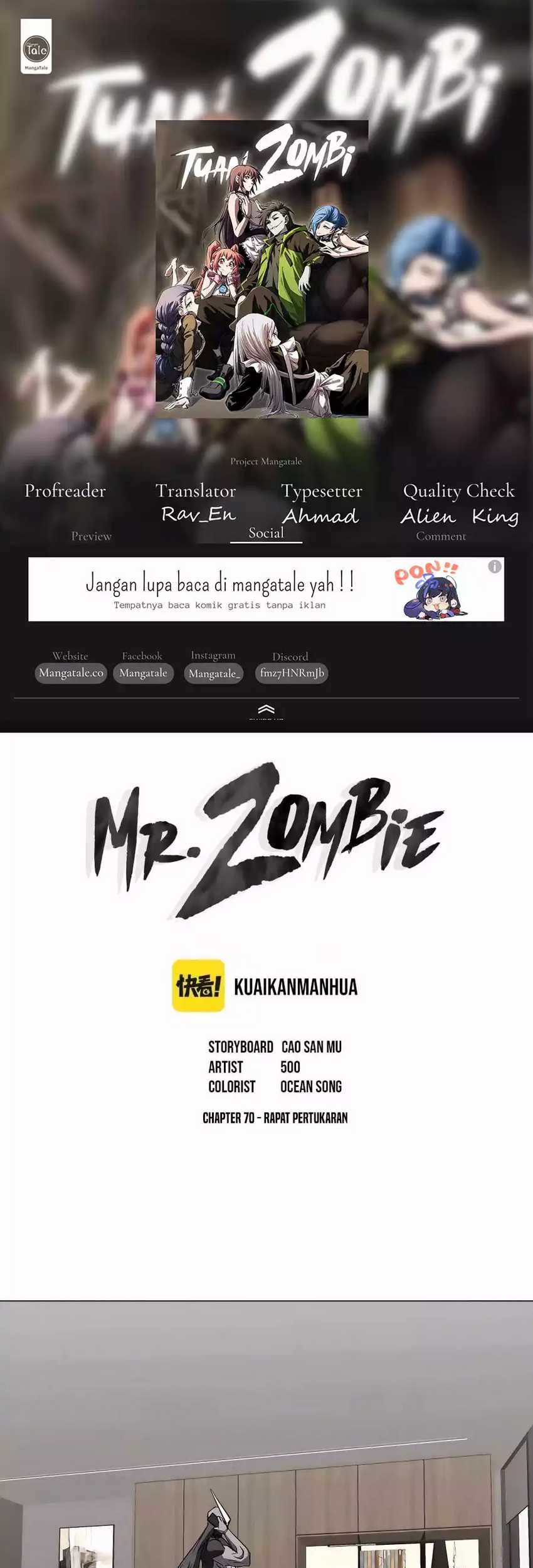 Baca Komik Mr. Zombie Chapter 70 Gambar 1