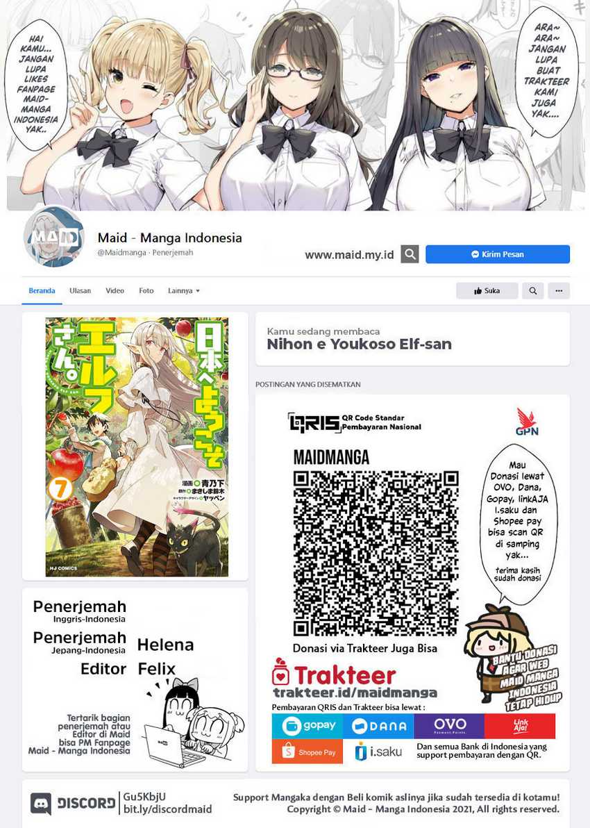 Baca Nihon e Youkoso Elf-san Chapter 40 Gambar 2