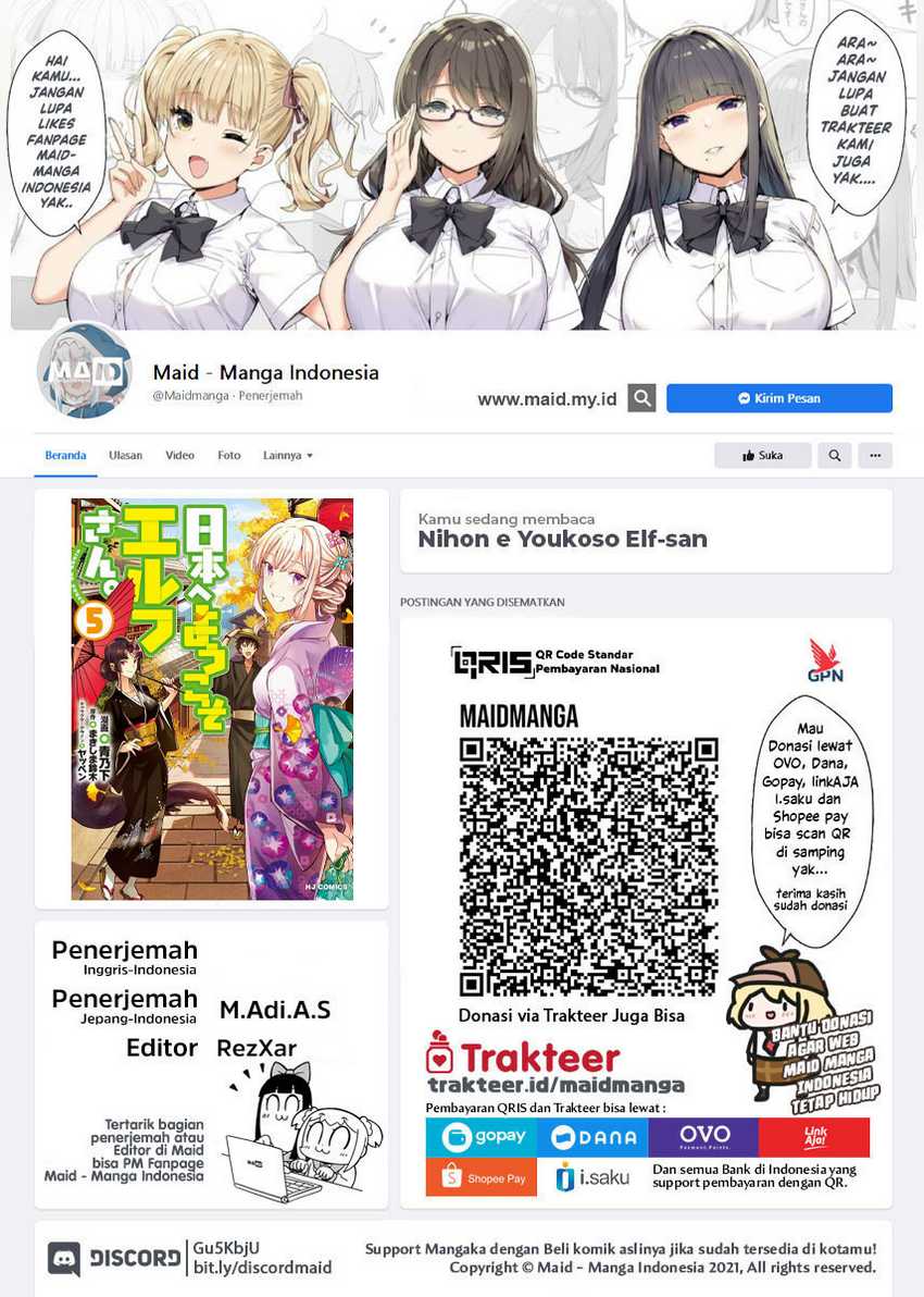 Baca  Nihon e Youkoso Elf-san Chapter 36 Gambar 2