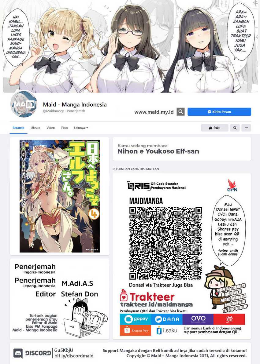 Baca  Nihon e Youkoso Elf-san Chapter 29 Gambar 2