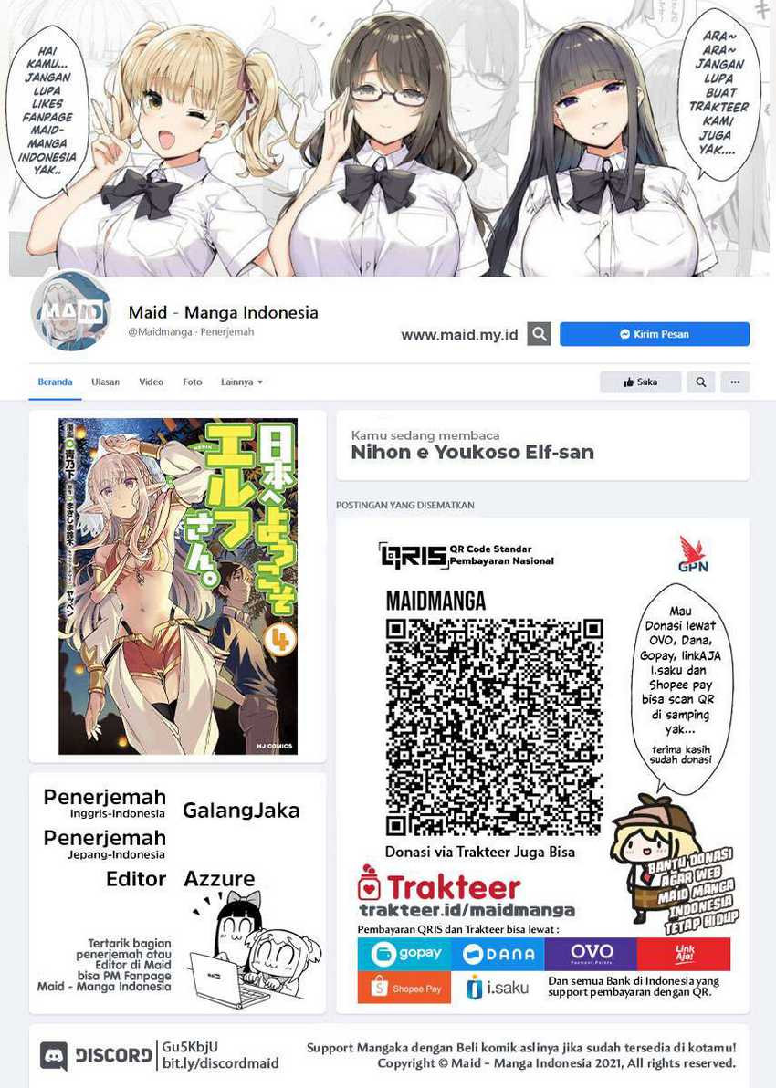 Baca Nihon e Youkoso Elf-san Chapter 25 Gambar 2
