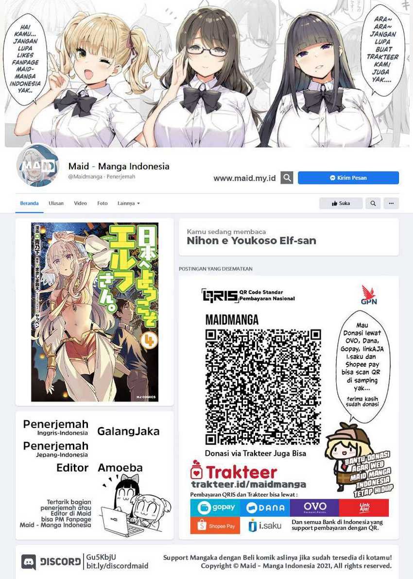 Baca Nihon e Youkoso Elf-san Chapter 22 Gambar 2