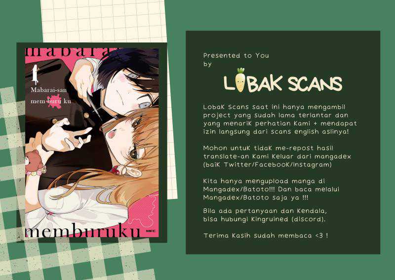 Mabarai-san Hunts Me Down Chapter 06 Gambar 16