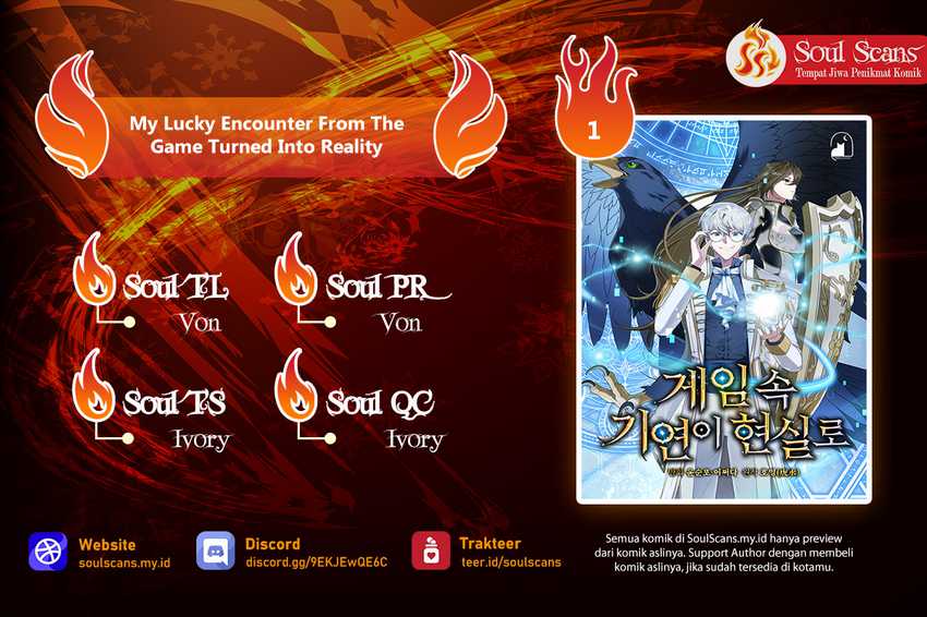 Baca Komik My Lucky Encounter From the Game Turned Into Reality Chapter 01 Gambar 1
