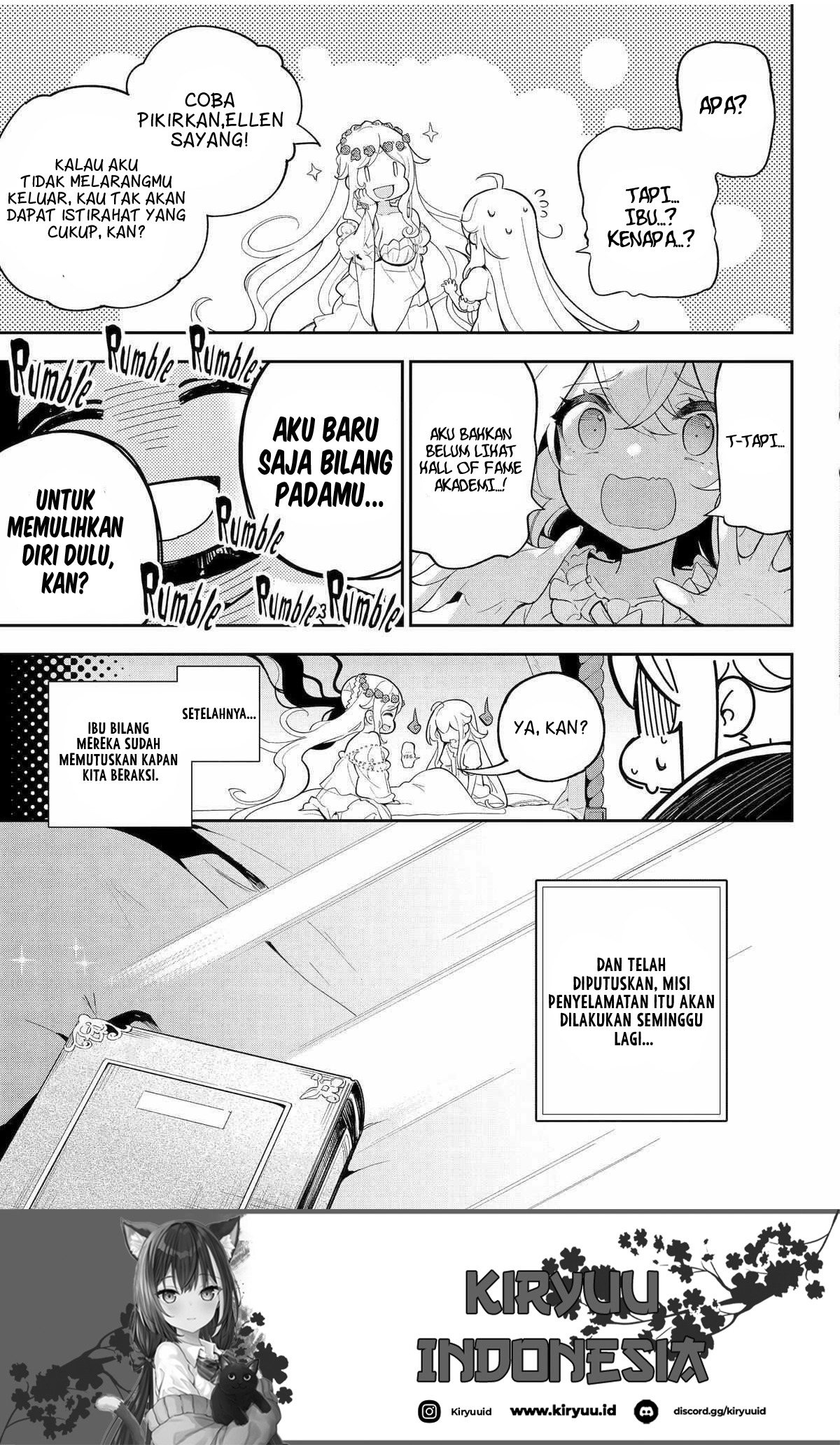 Chichi wa Eiyuu, Haha wa Seirei, Musume no Watashi wa Tenseisha Chapter 54 Gambar 19