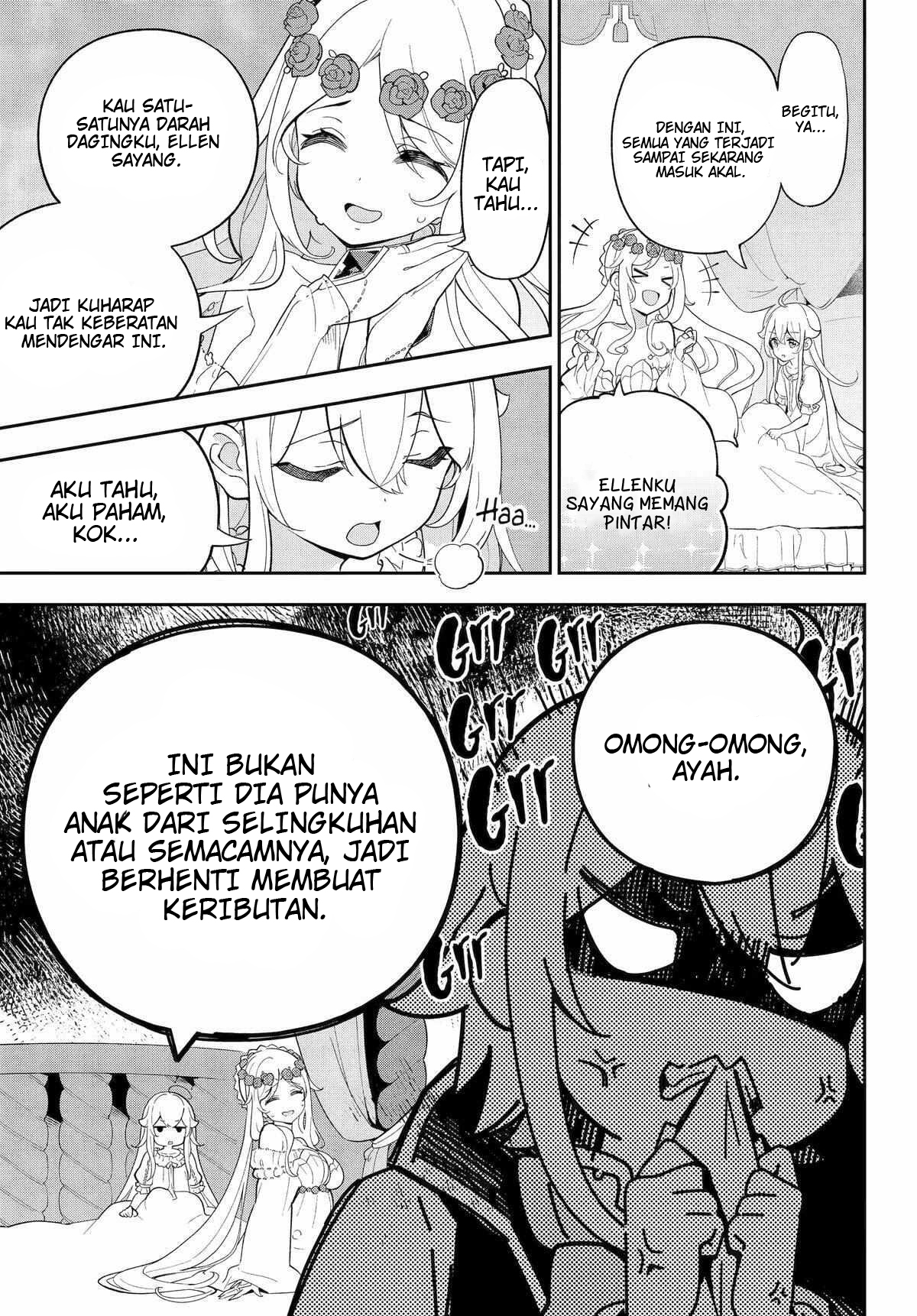 Chichi wa Eiyuu, Haha wa Seirei, Musume no Watashi wa Tenseisha Chapter 54 Gambar 6