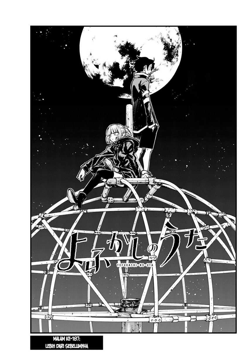 Yofukashi no Uta Chapter 187 Gambar 4