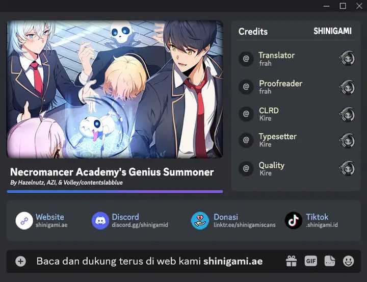 Baca Komik Necromancer Academy’s Genius Summoner Chapter 09 Gambar 1