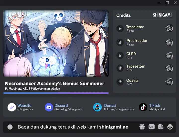 Baca Komik Necromancer Academy’s Genius Summoner Chapter 05 Gambar 1