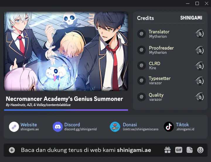Baca Komik Necromancer Academy’s Genius Summoner Chapter 03 Gambar 1