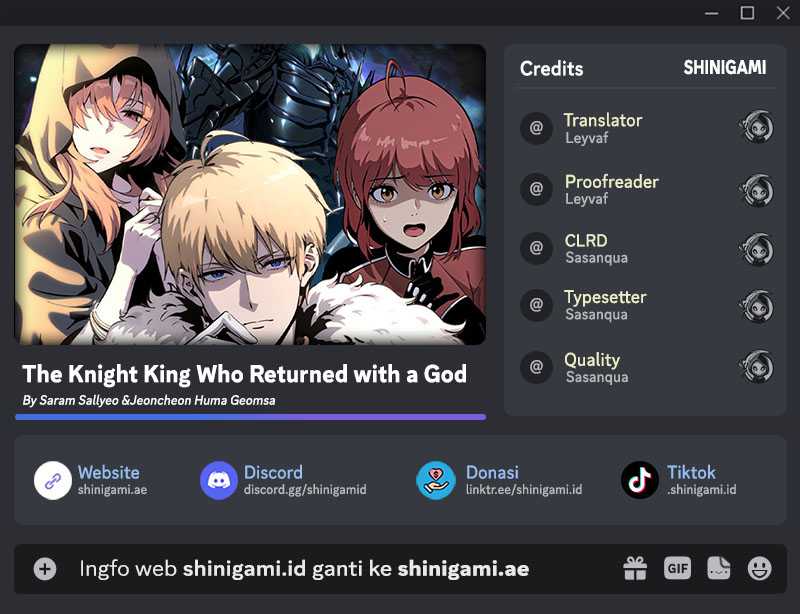 Baca Komik The Knight King Who Returned with a God Chapter 37 Gambar 1