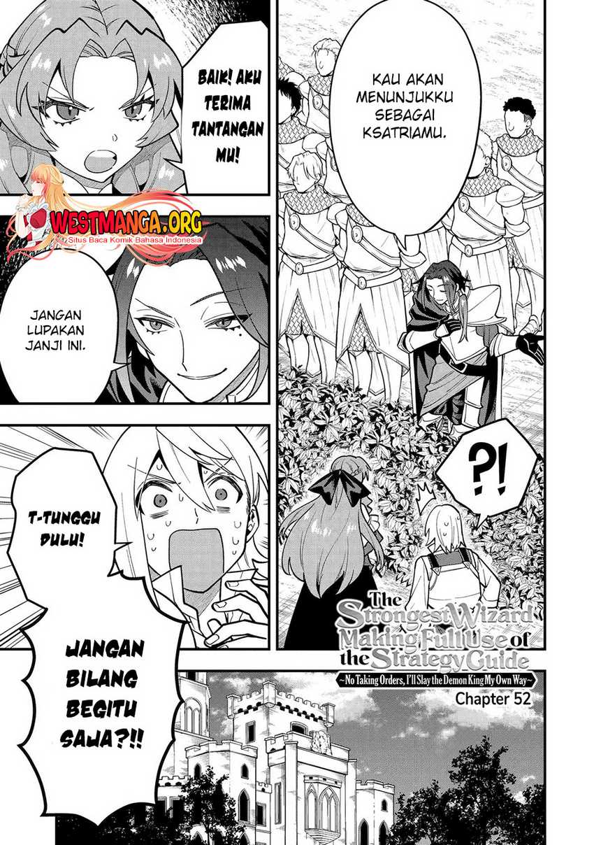Kouryakuhon o Kushi Suru Saikyou no Mahoutsukai ~”meirei sa sero” to wa Iwa Senai Oreryuu Mao Tobatsu Saizen Ruuto ~ Chapter 52 Gambar 5