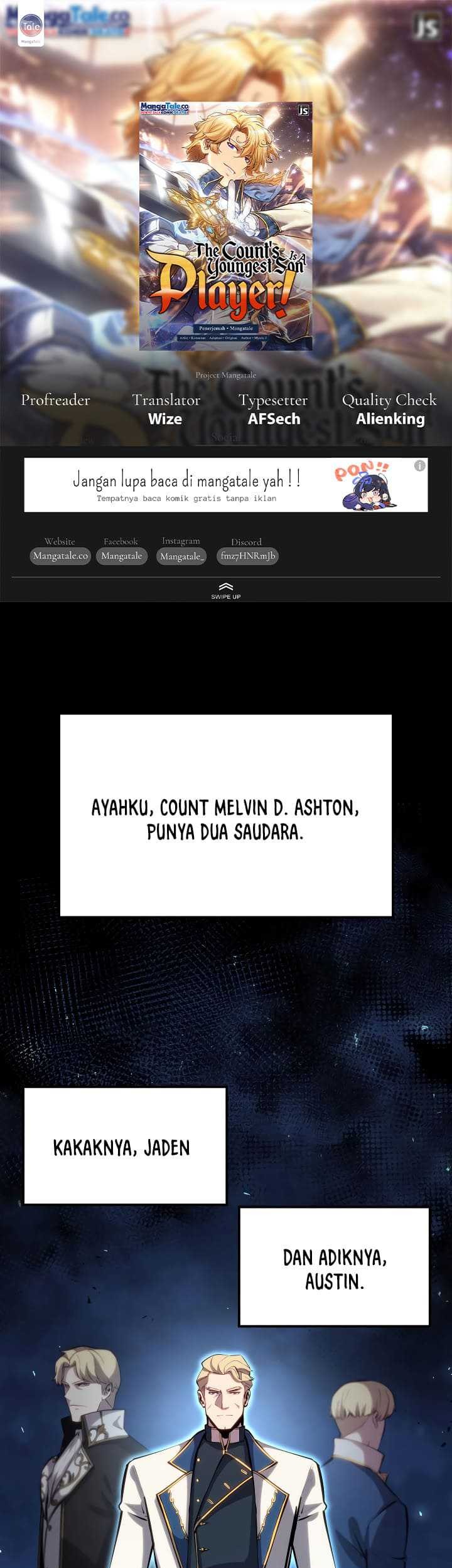 Baca Komik The Count’s Youngest Son Is A Player! Chapter 20 Gambar 1