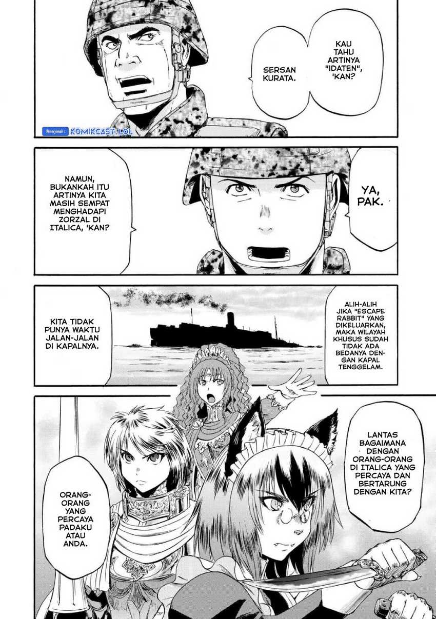 Gate – Jietai Kare no Chi nite Kaku Tatakeri Chapter 128 Gambar 31