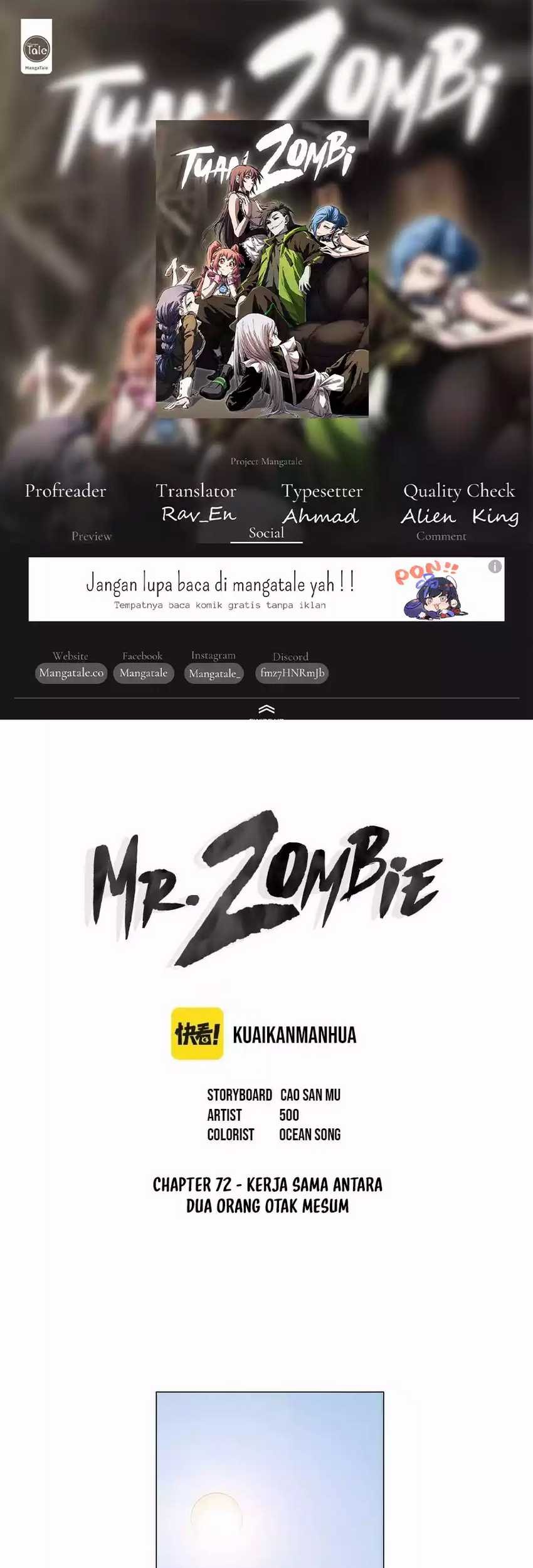 Baca Komik Mr. Zombie Chapter 72 Gambar 1