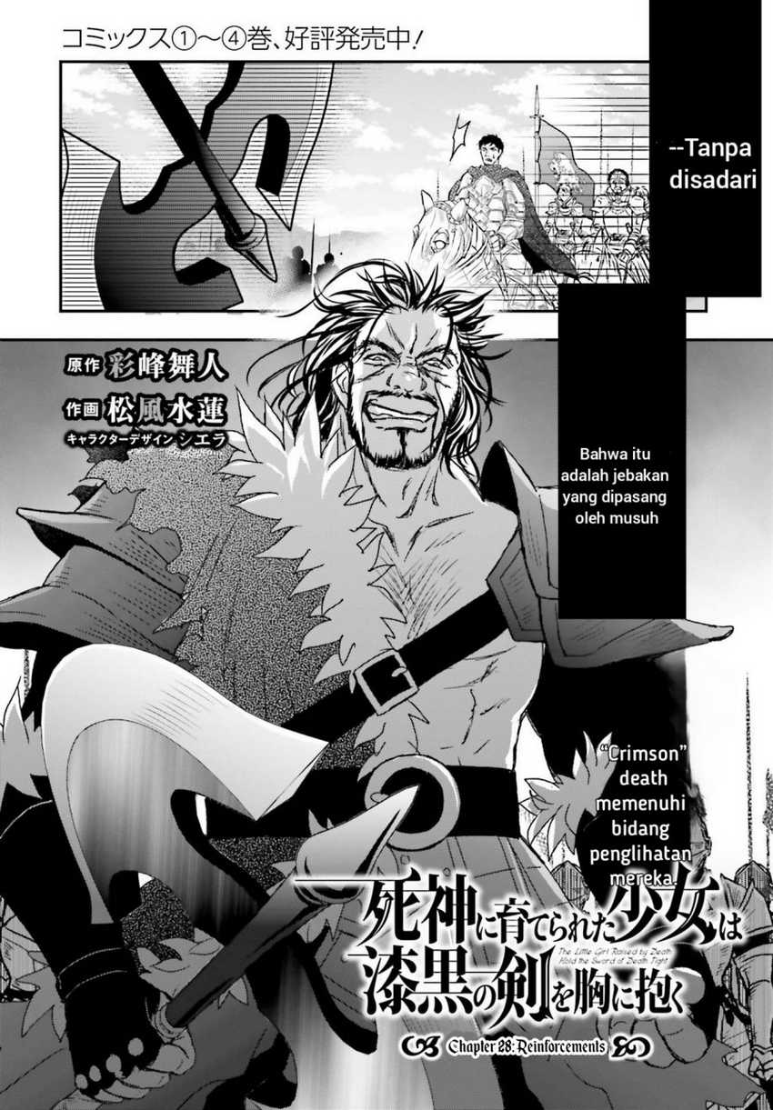 Baca  Shinigami ni Sodaterareta Shoujo wa Shikkoku no Tsurugi wo Mune ni Idaku Chapter 28 Gambar 2