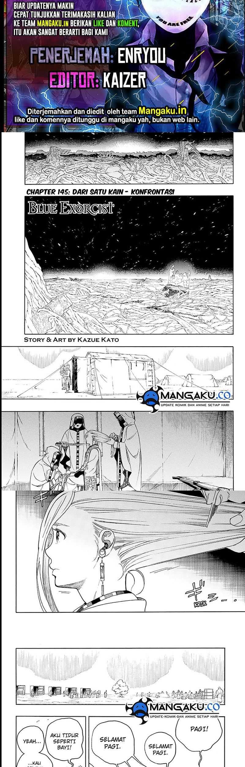Baca Komik Ao no Exorcist Chapter 145 Gambar 1
