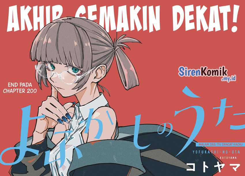 Baca Yofukashi no Uta Chapter 192 Gambar 2