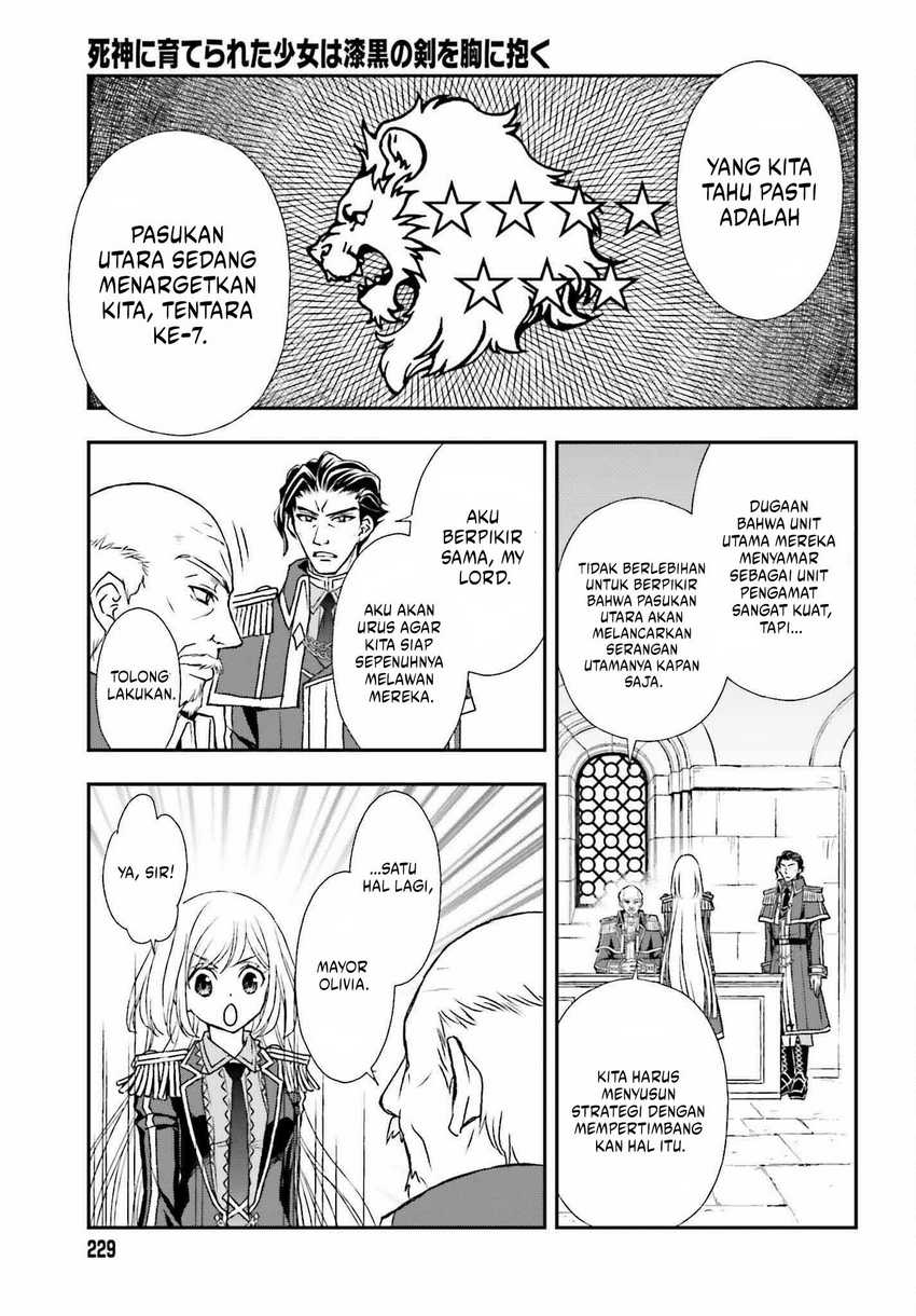 Shinigami ni Sodaterareta Shoujo wa Shikkoku no Tsurugi wo Mune ni Idaku Chapter 31 Gambar 22