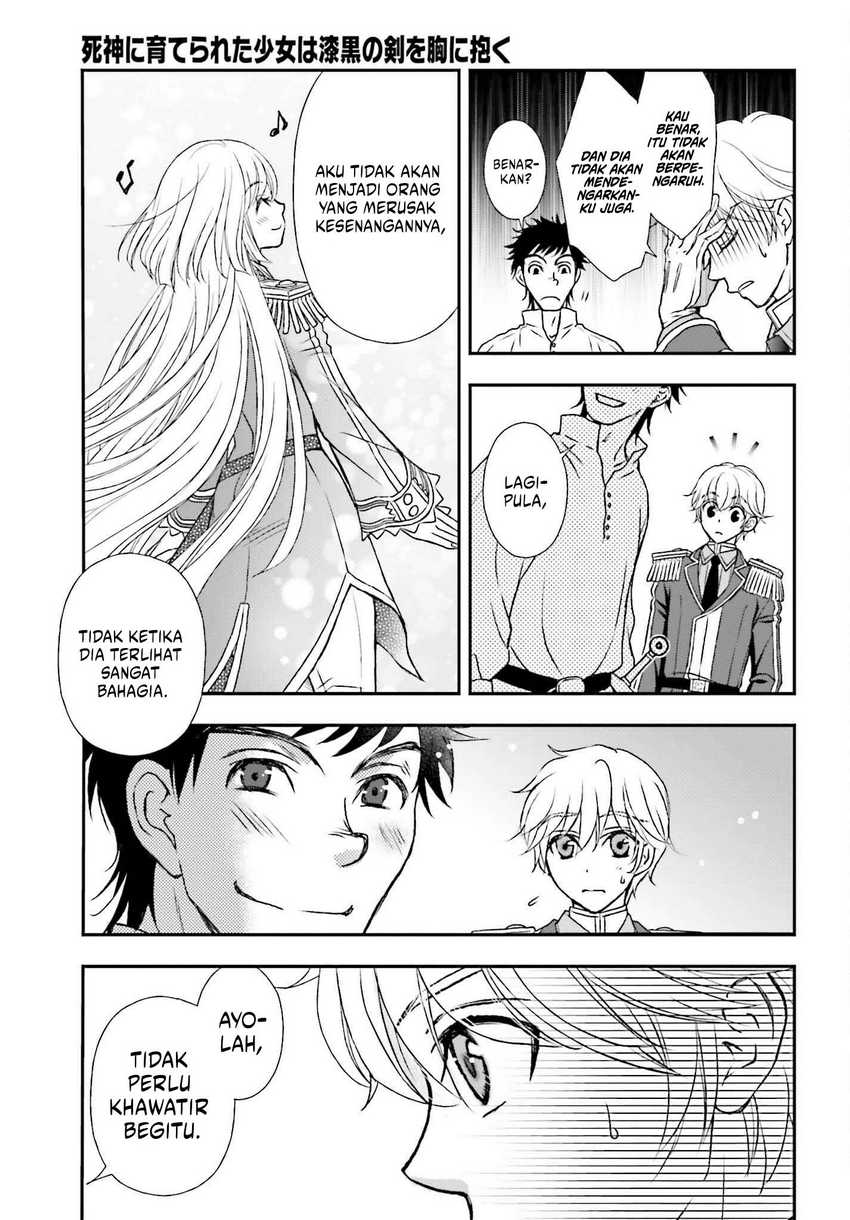 Shinigami ni Sodaterareta Shoujo wa Shikkoku no Tsurugi wo Mune ni Idaku Chapter 30 Gambar 22