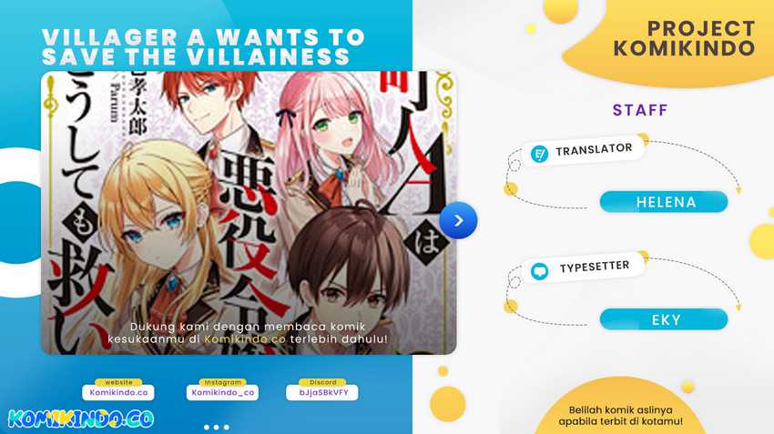 Baca Komik Villager A Wants to Save the Villainess no Matter What! Chapter 24 Gambar 1