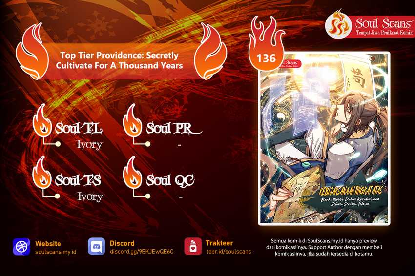 Baca Komik Top Tier Providence: Secretly Cultivate for a Thousand Years Chapter 136 Gambar 1