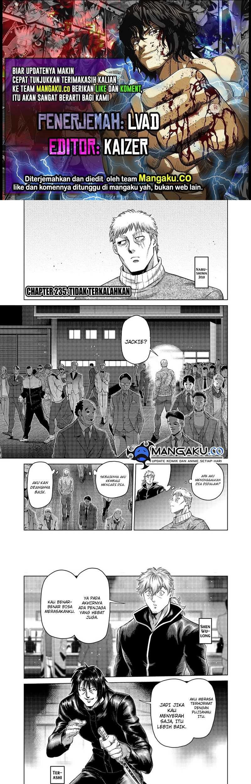 Baca Komik Kengan Omega Chapter 235 Gambar 1