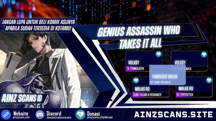 Baca Komik The Genius Assassin Who Takes it All Chapter 08 Gambar 1