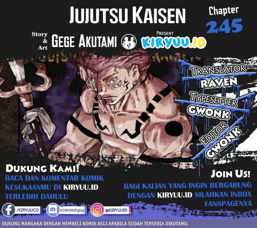 Baca Komik Jujutsu Kaisen Chapter 245 Gambar 1
