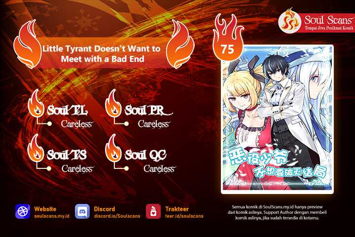 Baca Komik Little Tyrant Doesn’t Want to Meet with a Bad End Chapter 75 Gambar 1