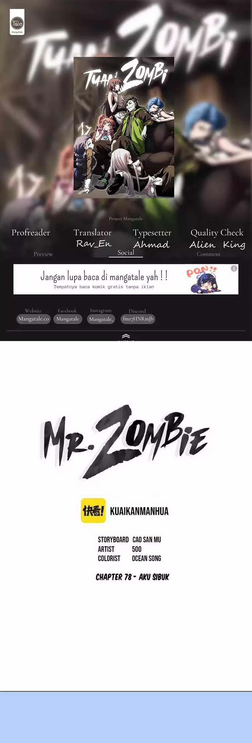 Baca Komik Mr. Zombie Chapter 78 Gambar 1