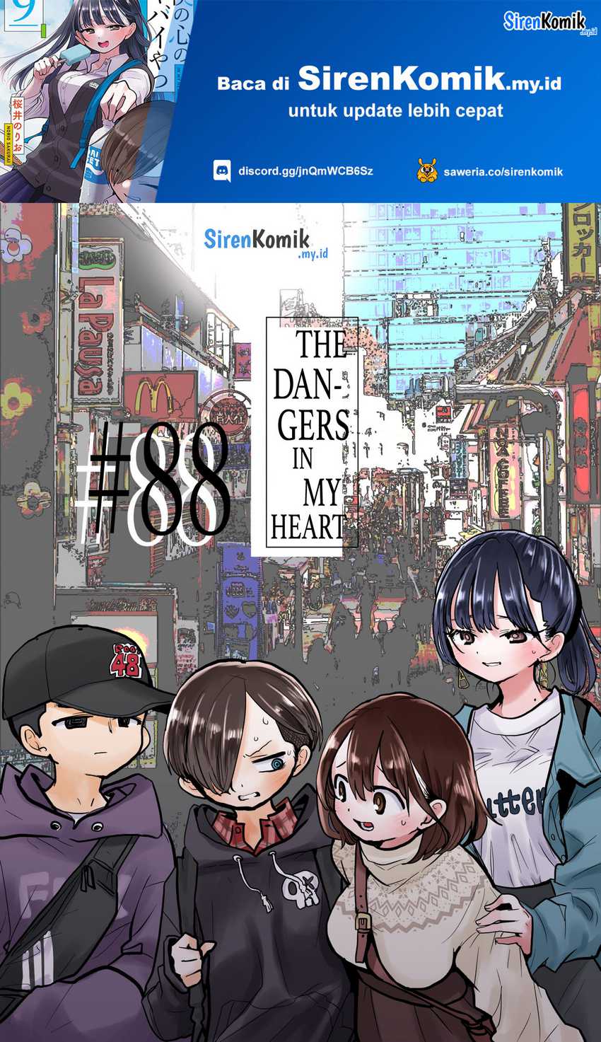Baca Boku no Kokoro no Yabai yatsu Chapter 88 Gambar 2